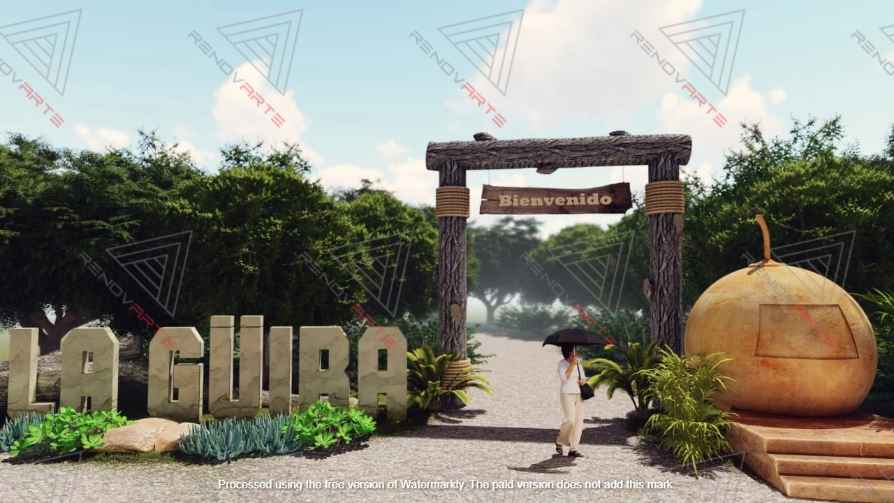 Entrada sitio La Guira