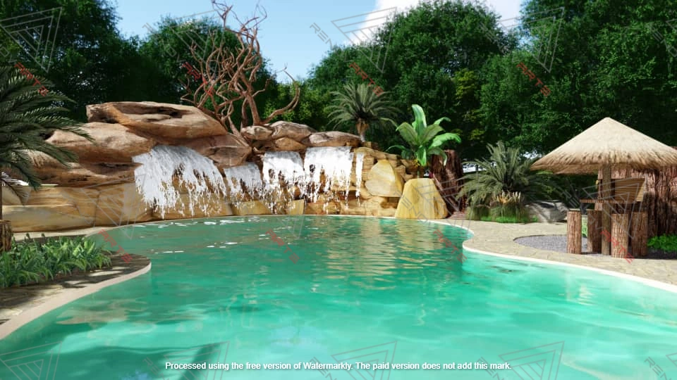 Piscina natural parque HG